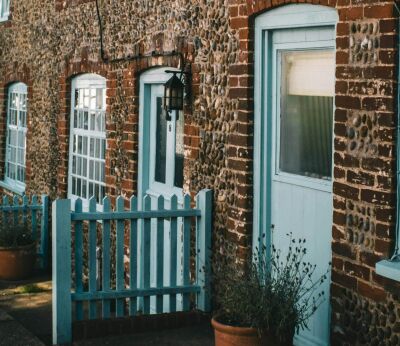 Row of brick/stone houses