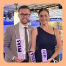 Two mortgage advisors from The Levels Financial holding the awards for best mortgage broker in the South West and second best in the UK