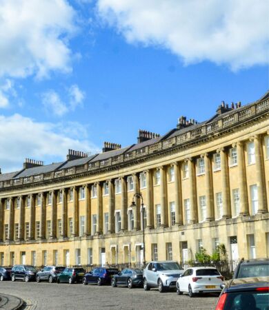 The Royal Crescent in Bath