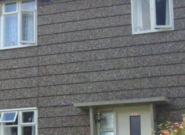 A precast concrete house