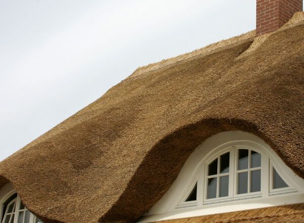 A thatched roof